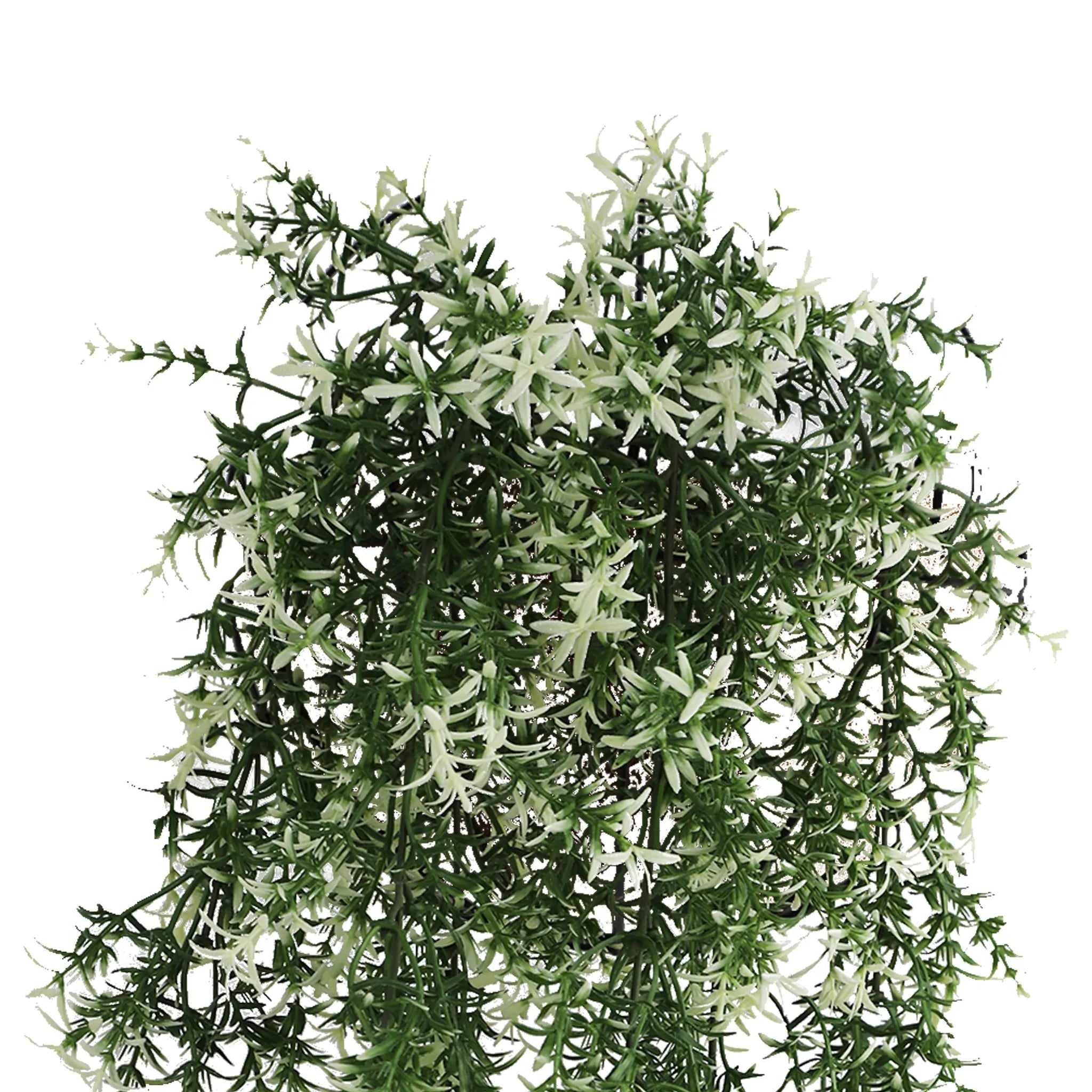 Artificial Hanging Star Jasmine Vine UV Resistant and FR 7.8x30"