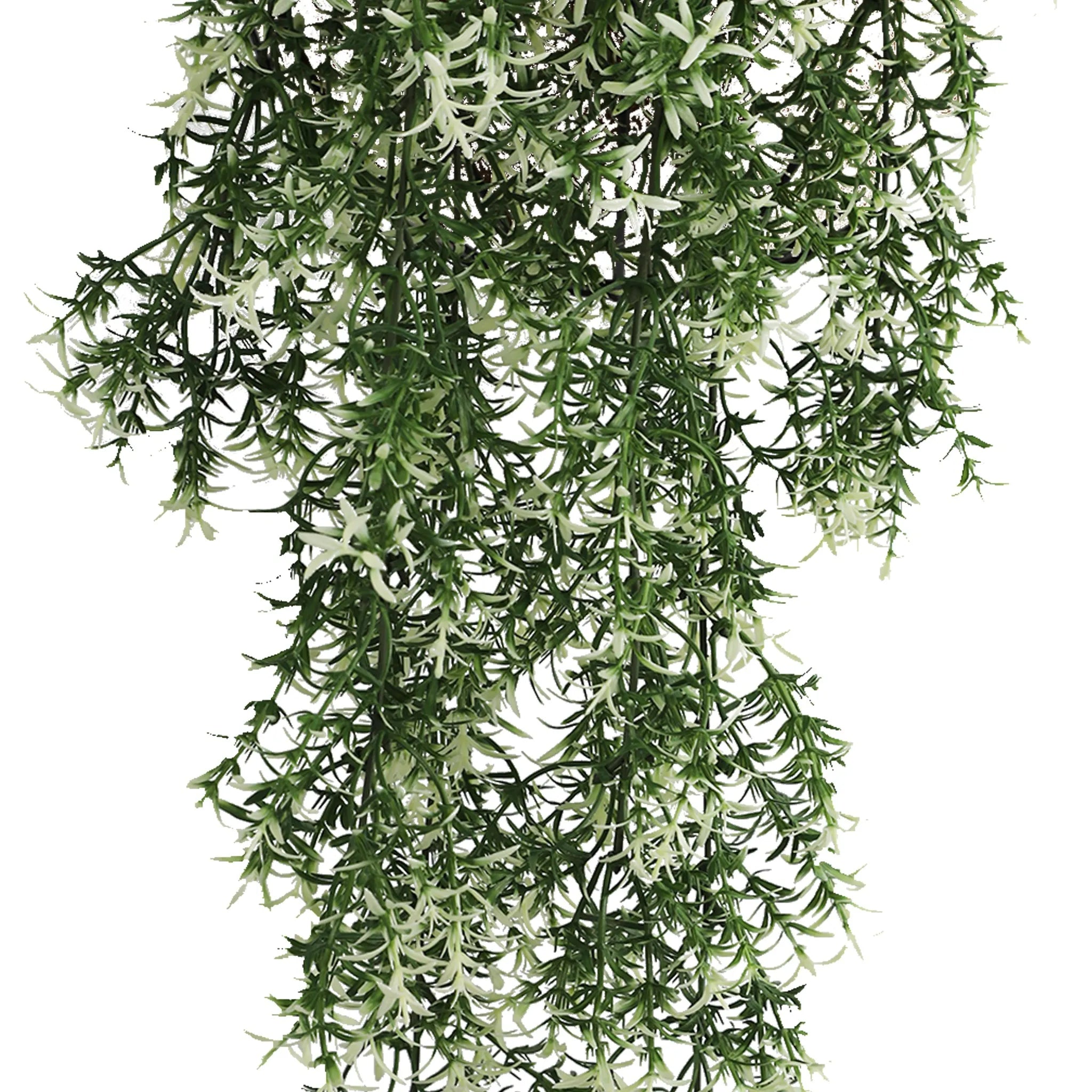 Artificial Hanging Star Jasmine Vine UV Resistant and FR 7.8x30"
