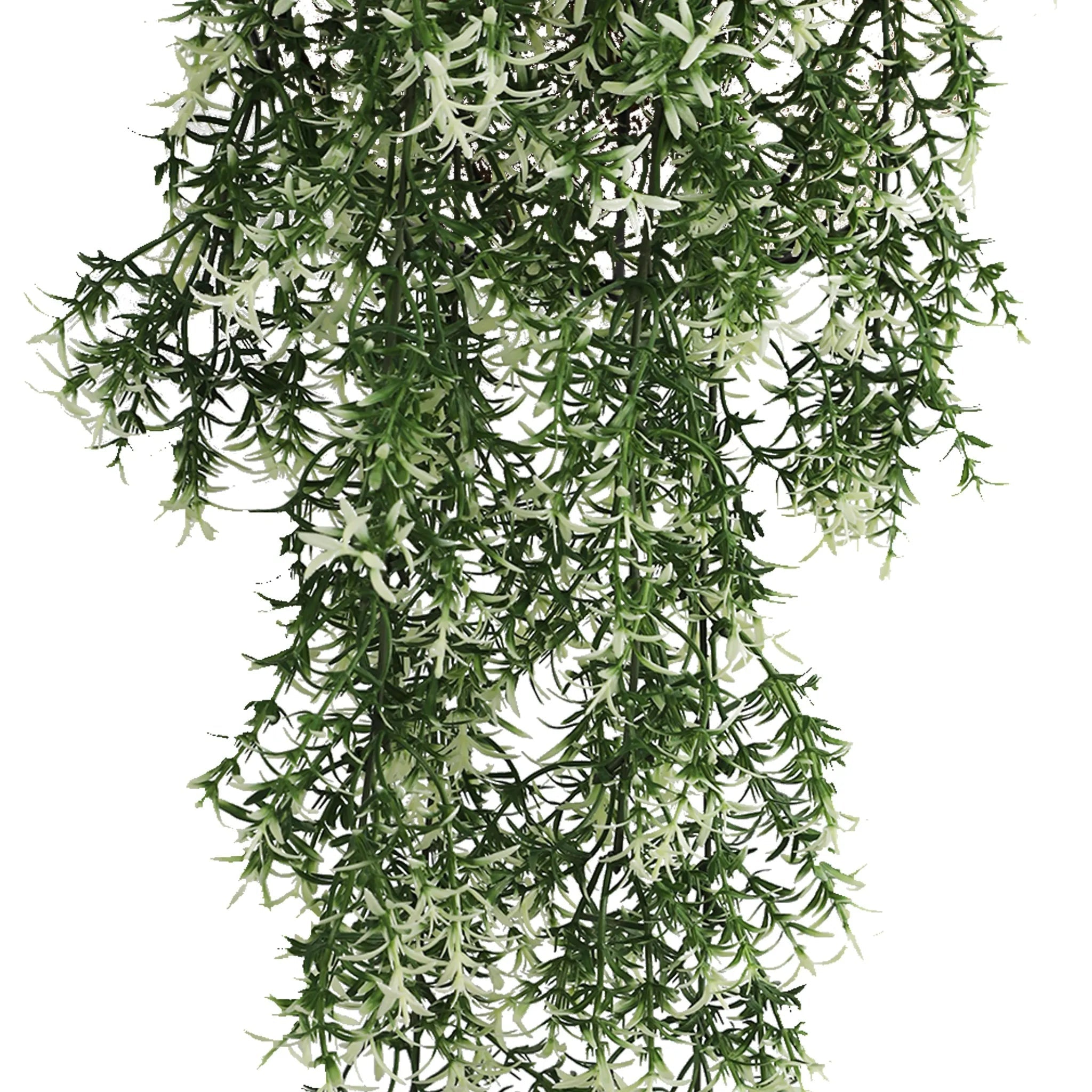 Artificial Hanging Star Jasmine Vine UV Resistant and FR 7.8x30"