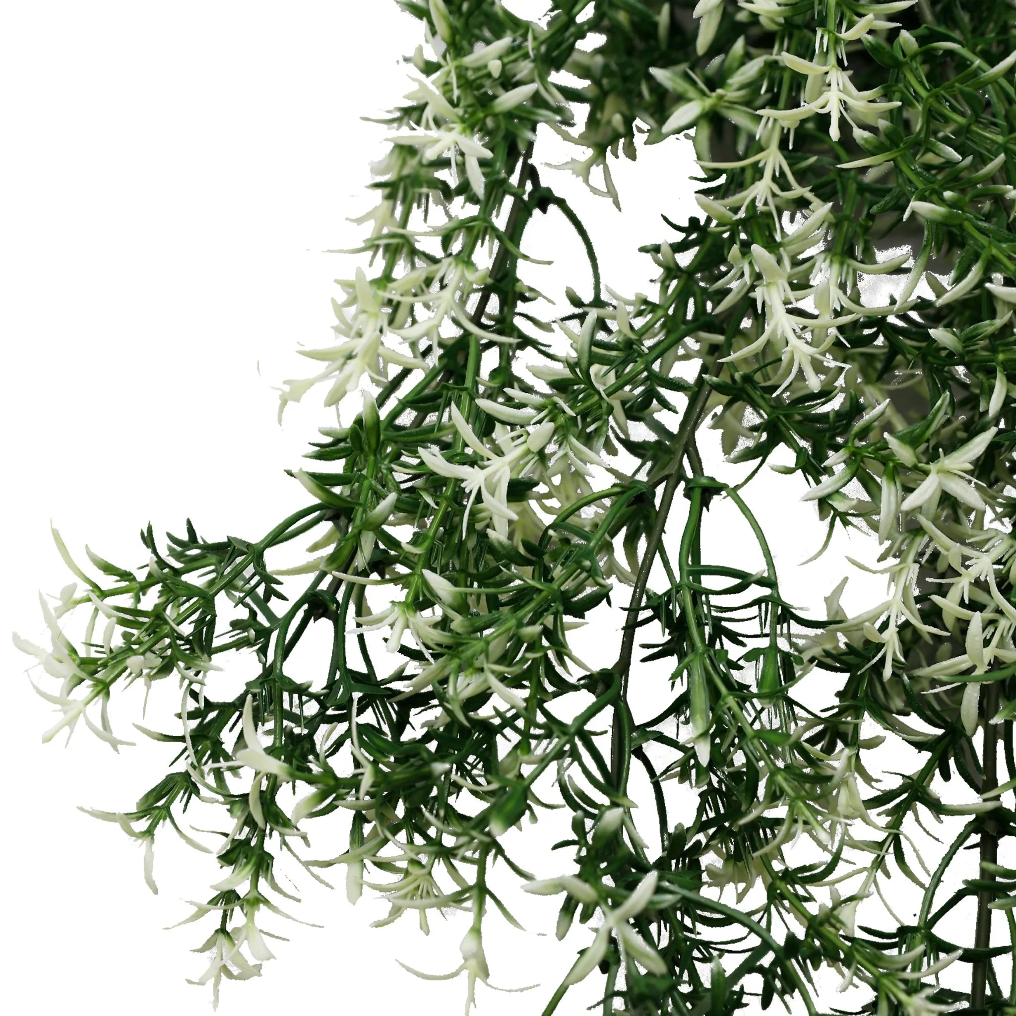 Artificial Hanging Star Jasmine Vine UV Resistant and FR 7.8x30"