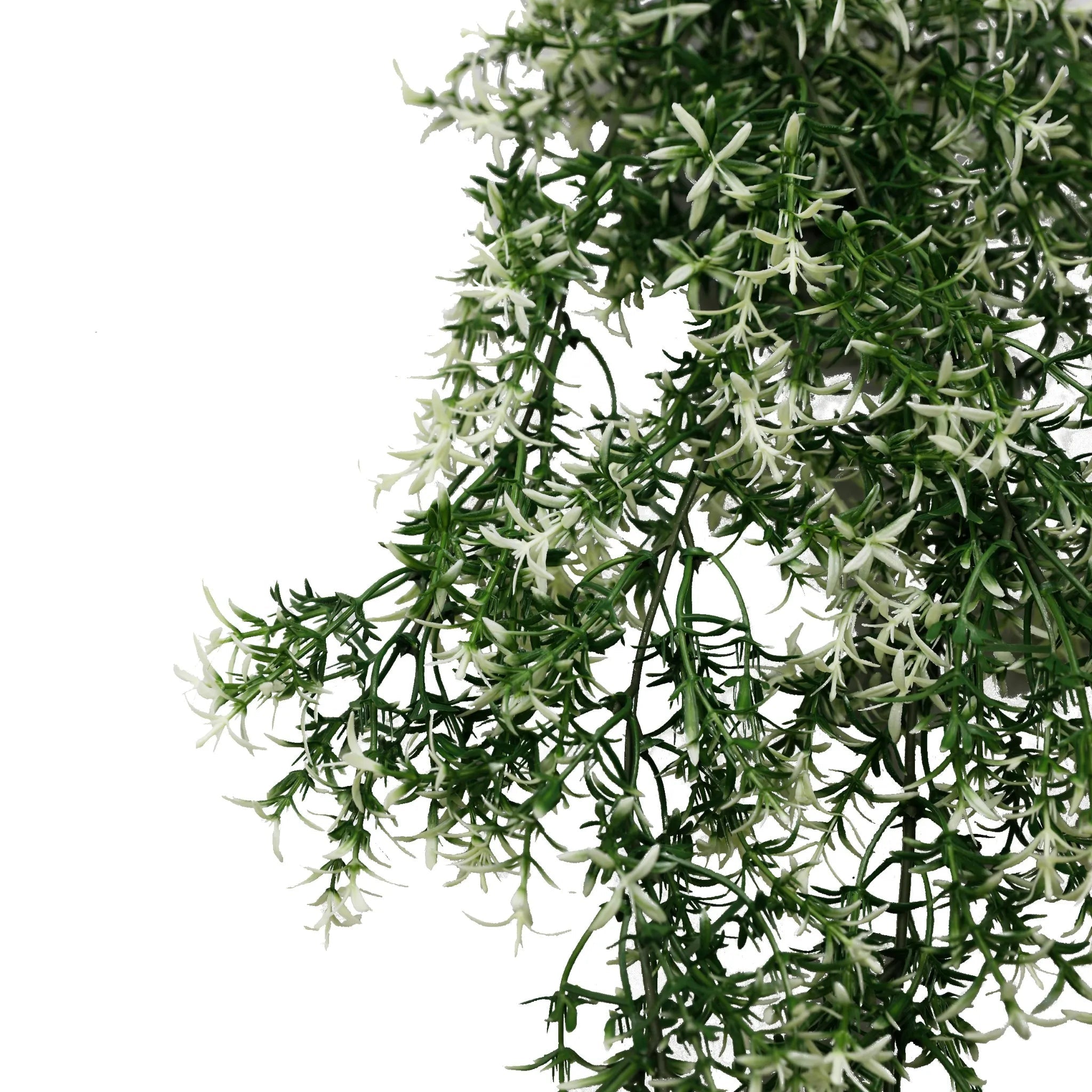 Artificial Hanging Star Jasmine Vine UV Resistant and FR 7.8x30"