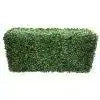 Premium Two Tone Green Artificial Boxwood Hedge 40"L x 20"H Commercial Grade UV Resistant
