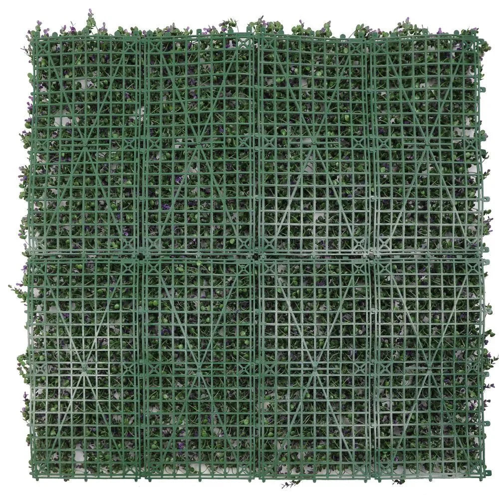 Artificial Purple Lavender Foliage Wall Panels 11SQFT 40"x 40" Commercial Grade UV Resistant