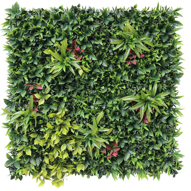 Premium Artificial Vertical Garden with Colored Faux Plants