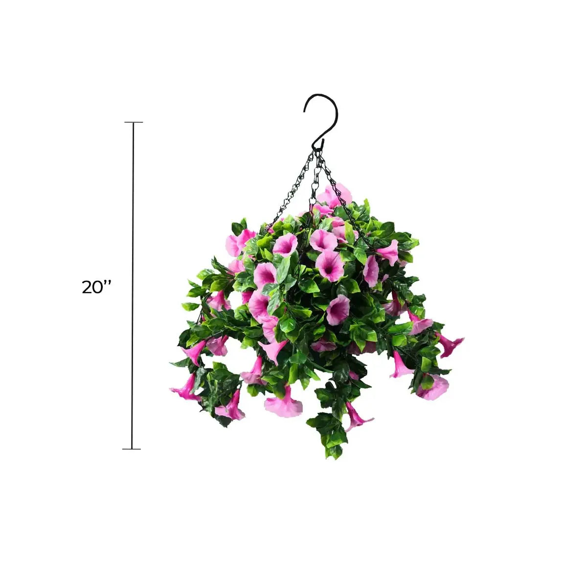 Artificial Petunia Hanging Basket UV Resistant (Outdoor Proof)