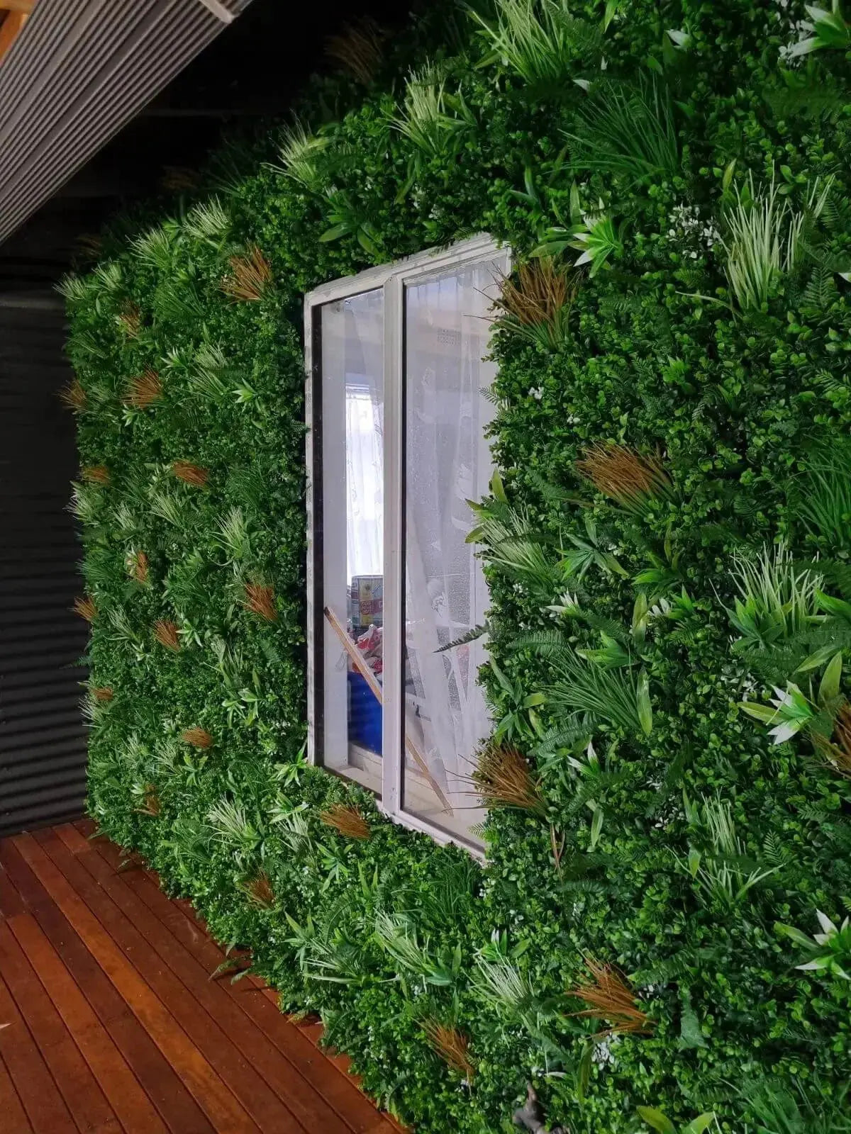 Luxury Wild Tropics Artificial Vertical Garden 40" x 40" 11SQ FT Commercial Grade UV Resistant