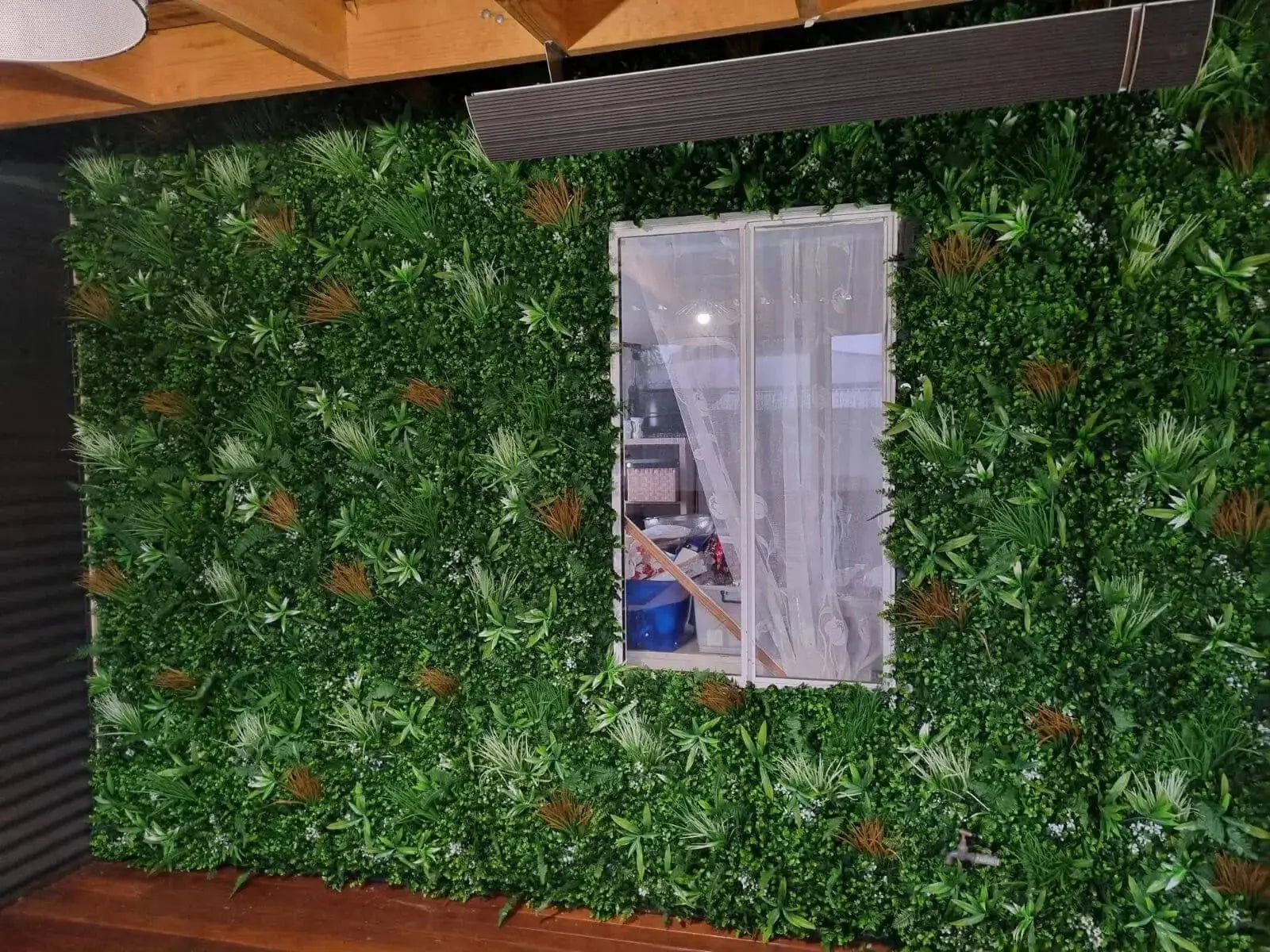 Luxury Wild Tropics Artificial Vertical Garden 40" x 40" 11SQ FT Commercial Grade UV Resistant