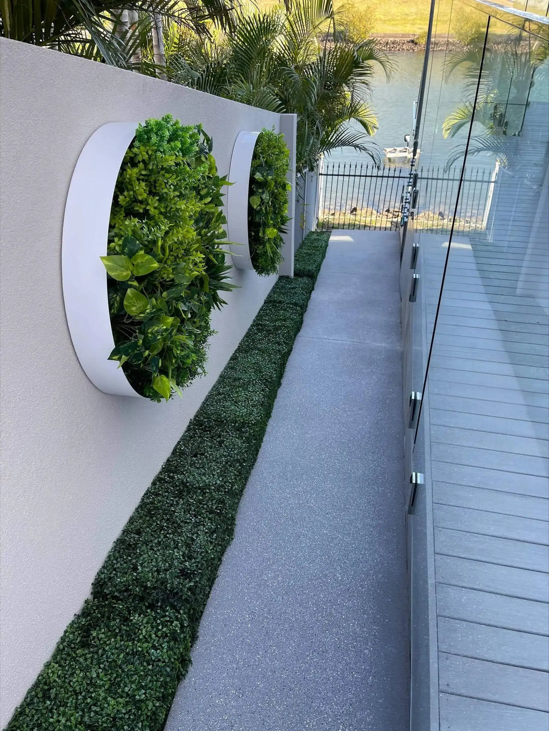 Freestanding Artificial Boxwood Hedges