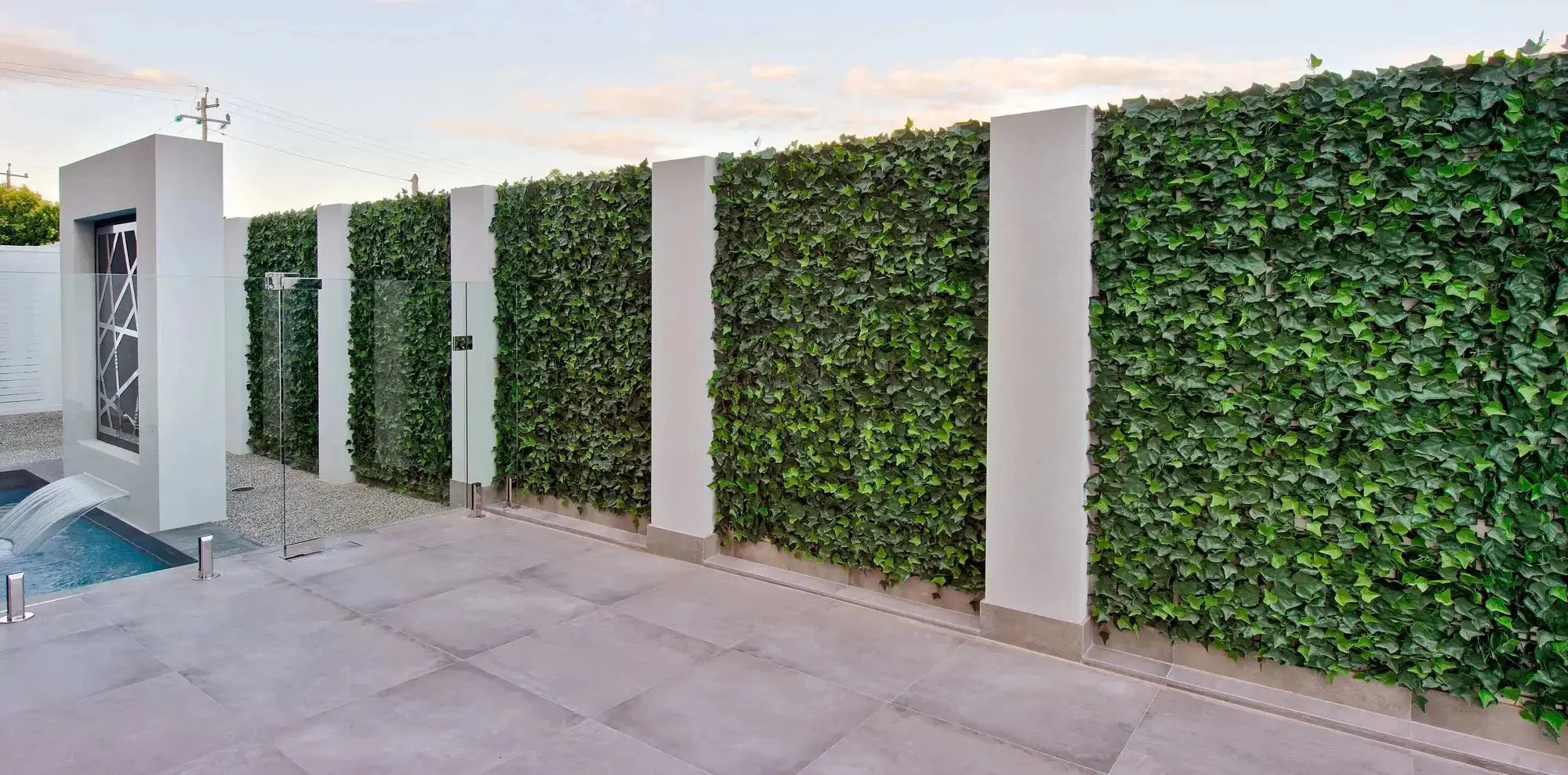 Artificial Boston Ivy Green Wall 40" x 40" 11SQ FT Commercial Grade UV ResistantΒ