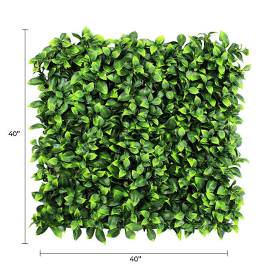 An artificial Jasmine green wall planter, offering instant beauty with its lush green leaves.