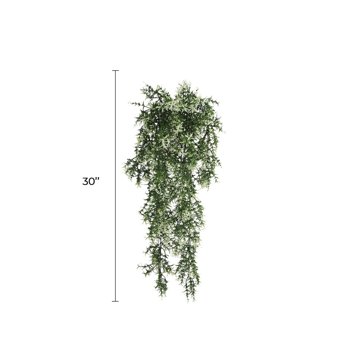 Artificial Hanging Star Jasmine Vine UV Resistant and FR 7.8x30"