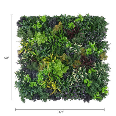 Ultra Luxury Floral Fusion Vertical Garden 40" x 40" 11SQ FT Commercial Grade UV Resistant