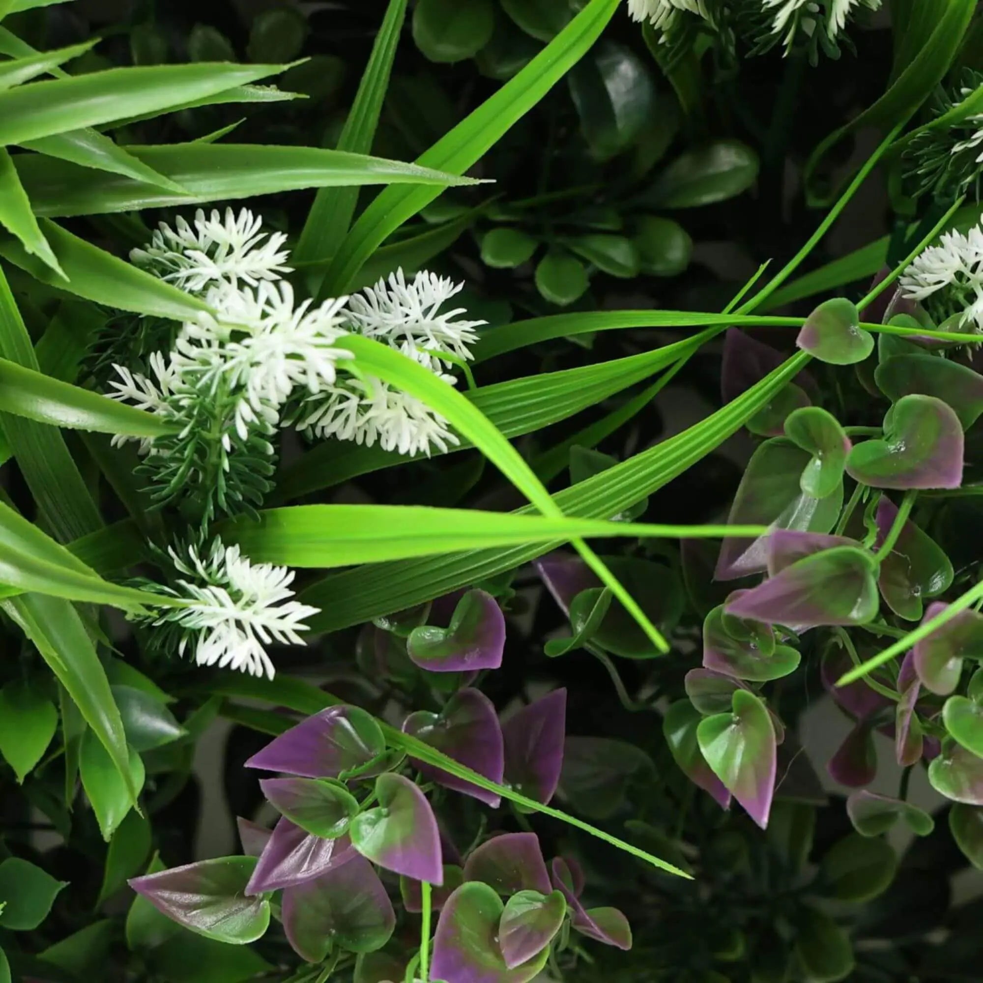 Ultra Premium Artificial Vertical Garden Panel with Vista Like Leaves and Grasses