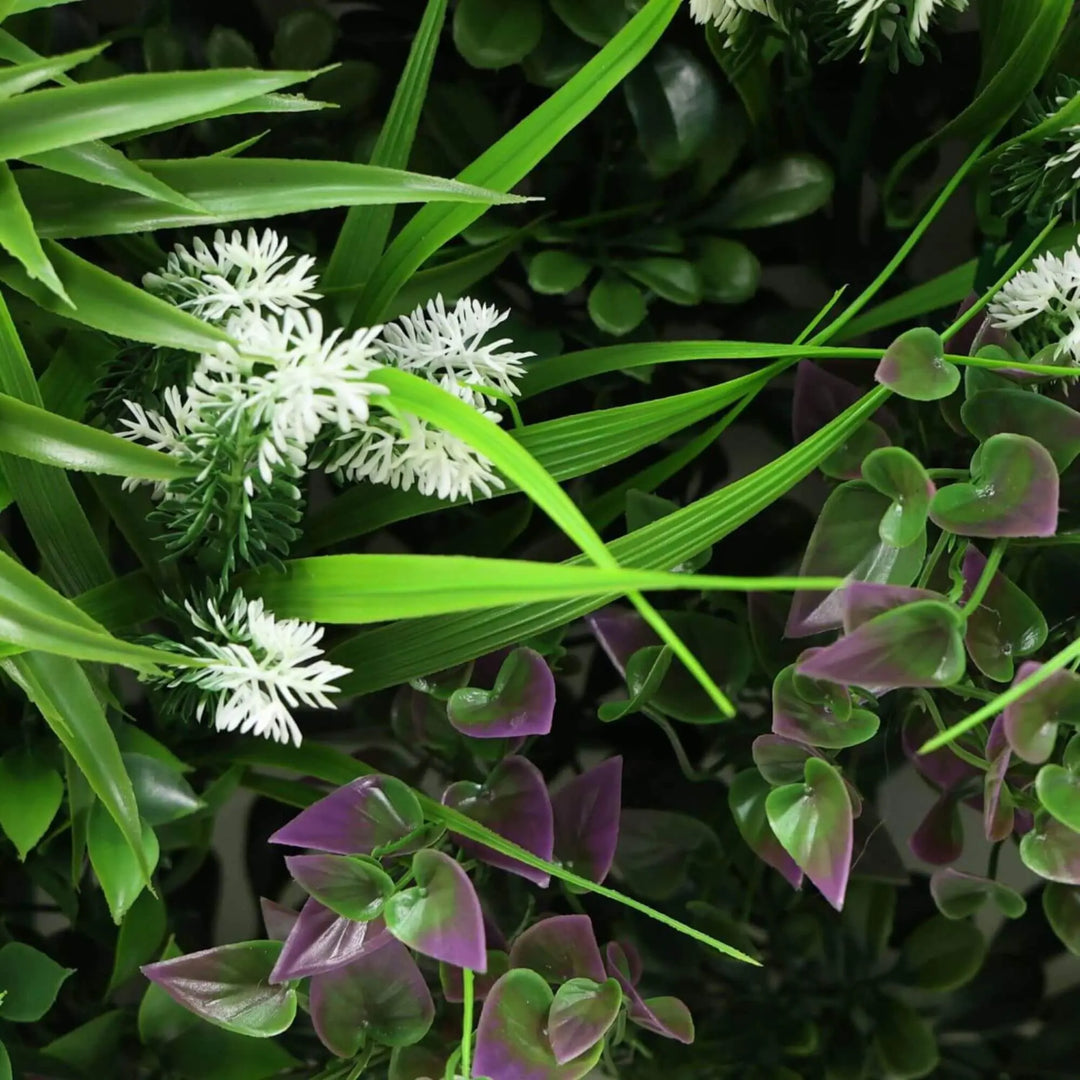 Ultra Premium Artificial Vertical Garden Panel with Vista Like Leaves and Grasses