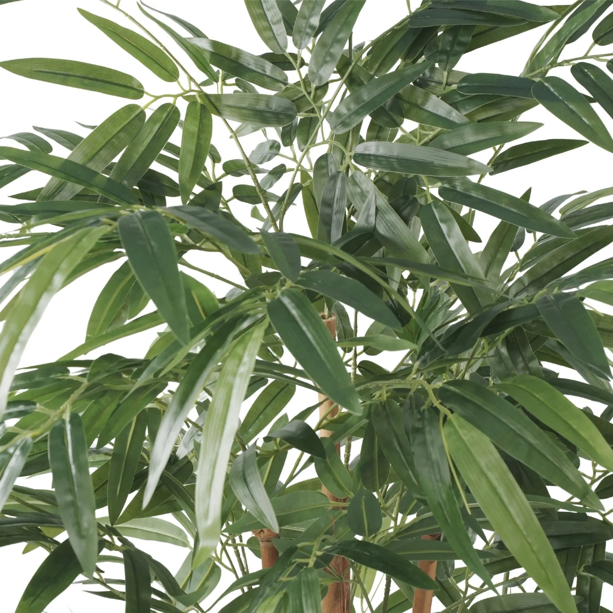 Premium Potted Artificial Bamboo with Natural Trunk 47.2in