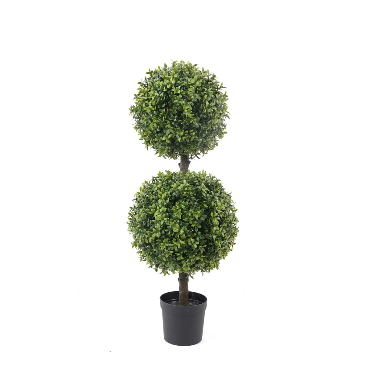 Premium Artificial Topiary Tree 2 Ball UV Resistant 33"(H) x 14"(W)