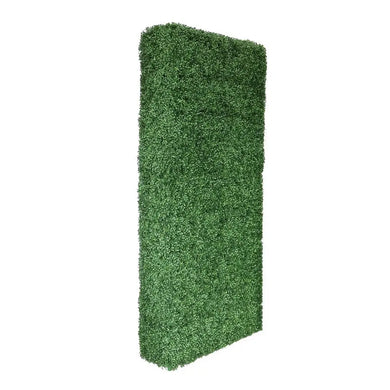 Tall 7.5ft freestanding artificial boxwood hedge for patio and event privacy