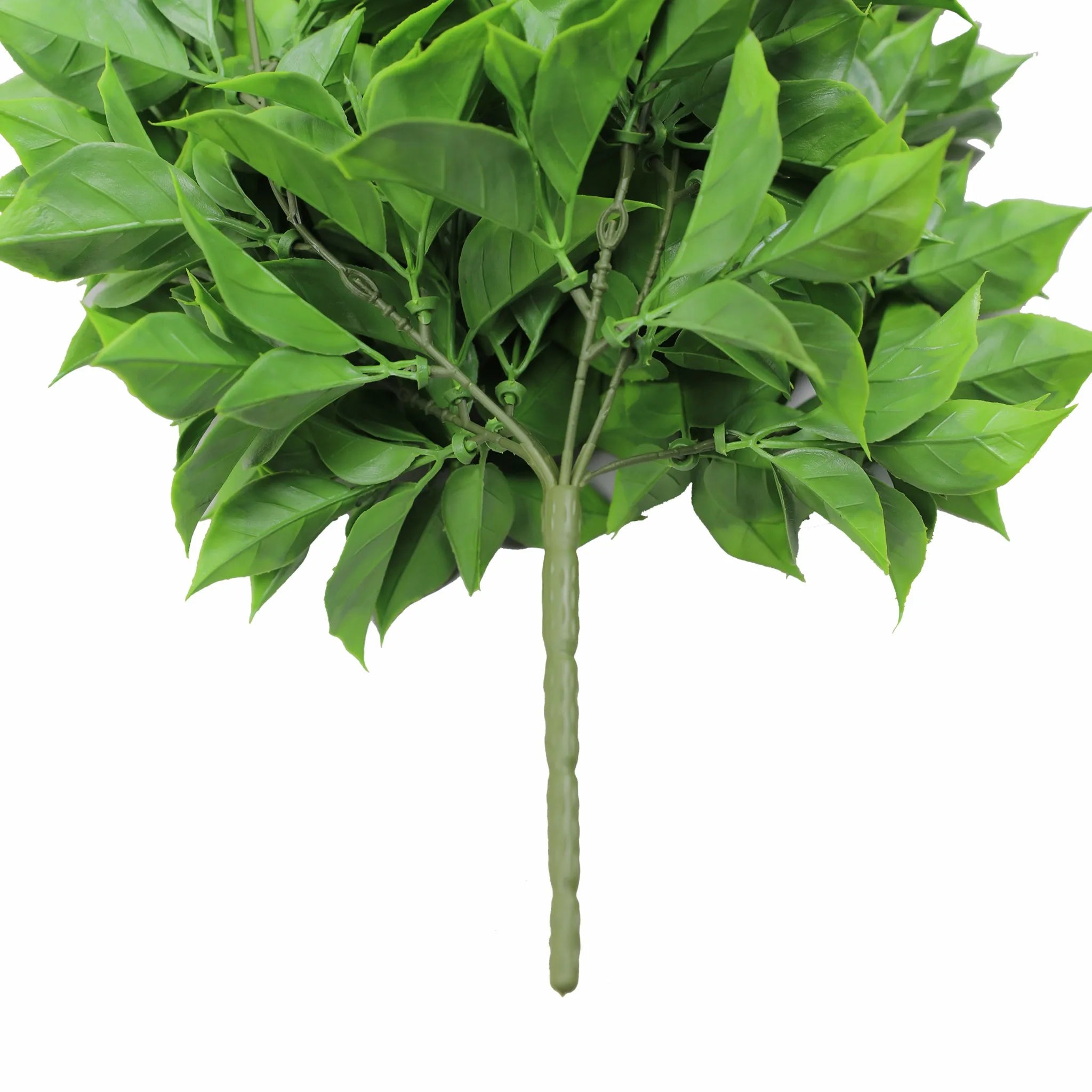 Artificial Dense Hanging Flowering Pothos Bushes – Vivid Green UV Resistant & Fire Rated | 10.6in x 28.5in (27cm x 72cm Each)