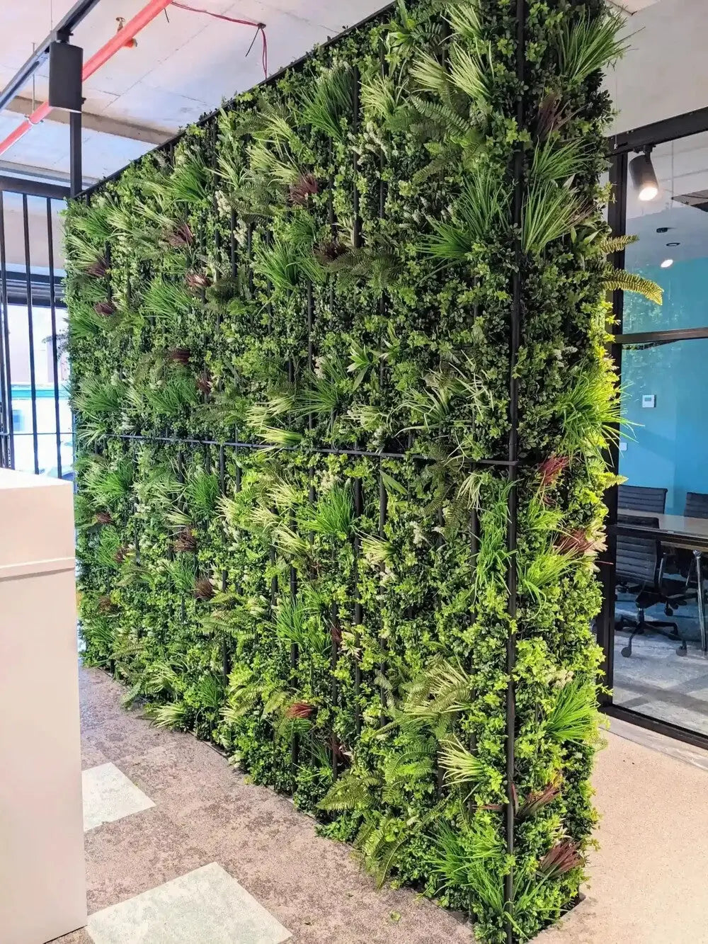 Luxury Tropical Vista Artificial Vertical Garden 40" x 40" 11SQ FT Commercial Grade UV Resistant