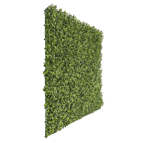Natural Artificial Boxwood Wall 40" x 40" 11SQ FT Commercial Grade UV Resistant 