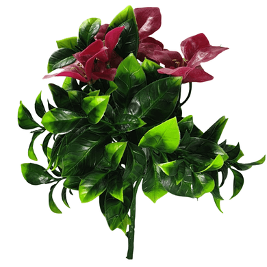 Pink Bougainvillea Flower Stem 12"