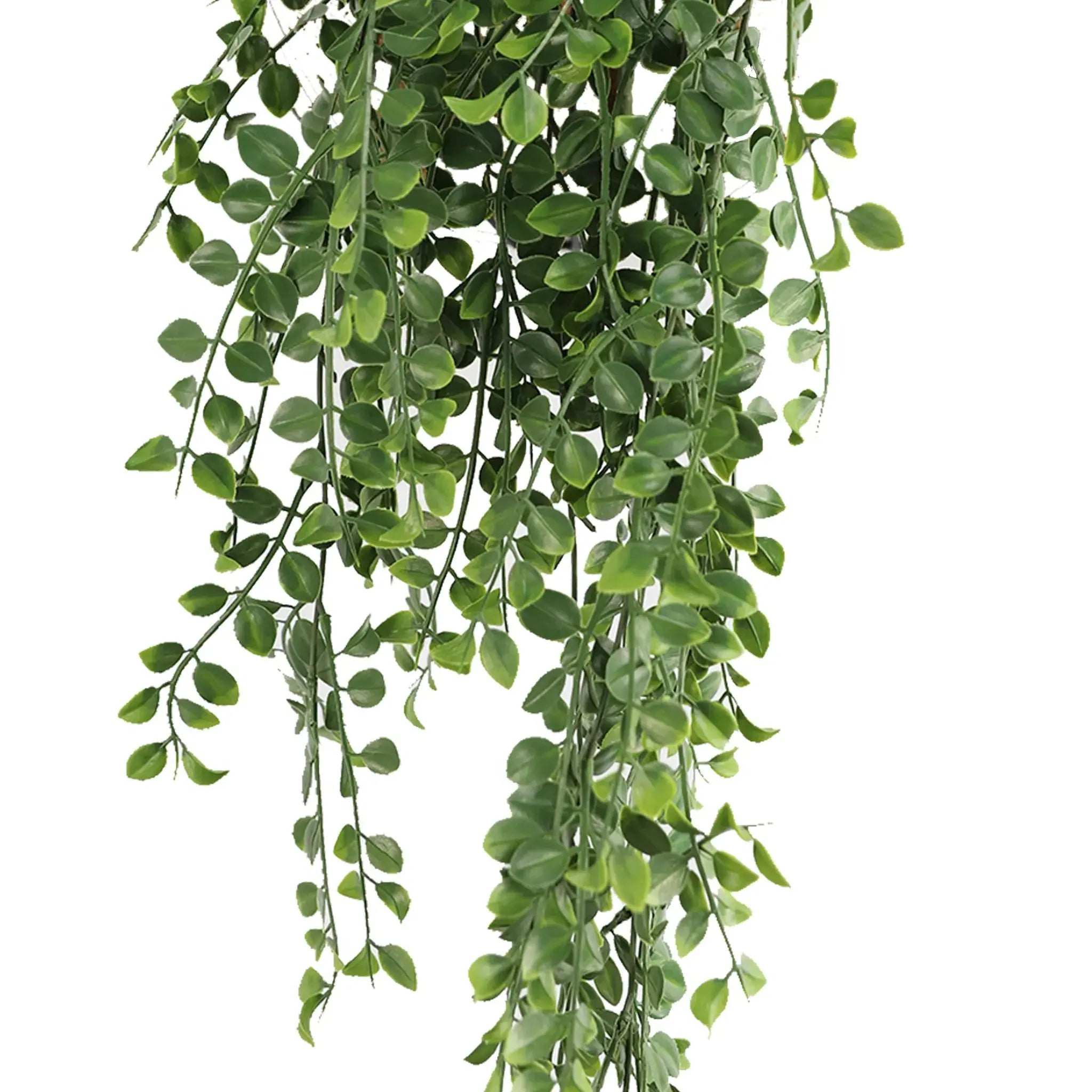 Artificial Hanging Pearls Garland Bushes – Dark Green UV Resistant & Fire Rated | 7.8in x 31in (20cm x 79cm Each) 