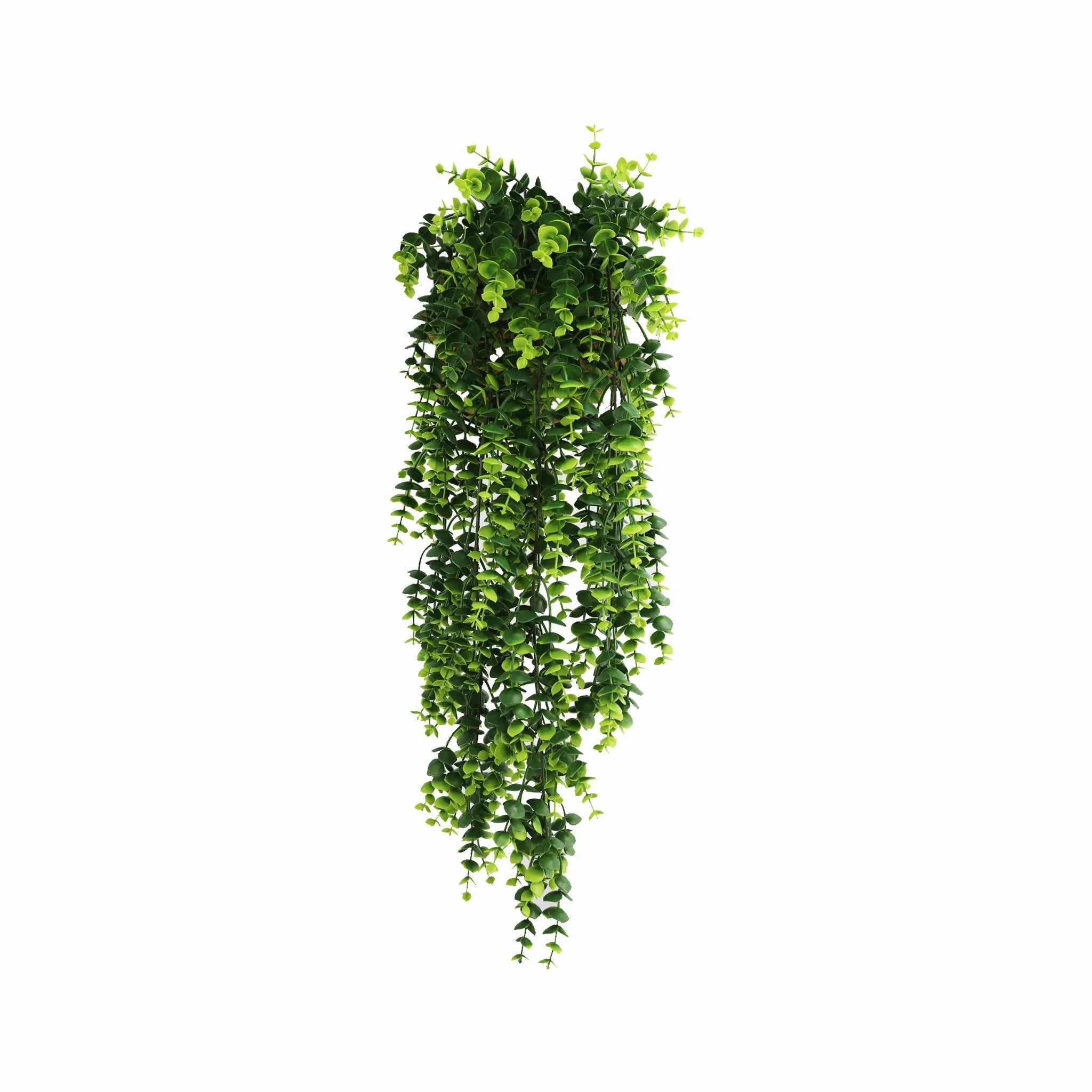 Artificial Dense Hanging Lush Green Eucalyptus Garland Bushes UV Resistant & Fire Rated | 7.1in x 30.5in (18cm x 77cm Each)