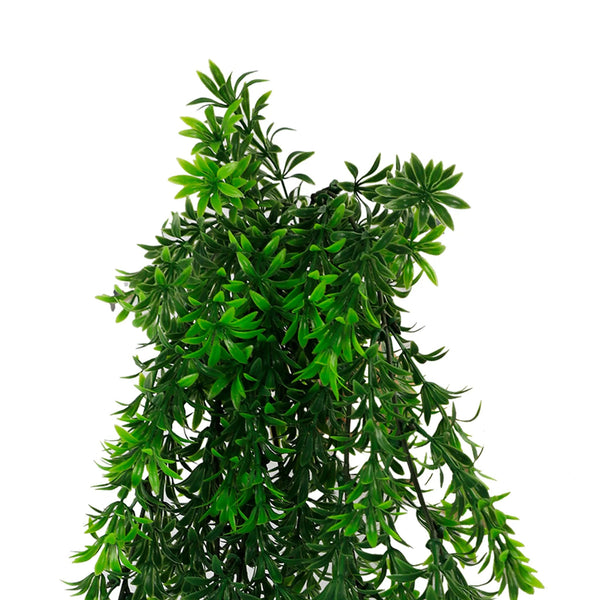 Artificial Hanging Willow Leaf Garland Bushes UV Resistant & Fire Rated | 7.1in x 30in (18cm x 76cm Each) 