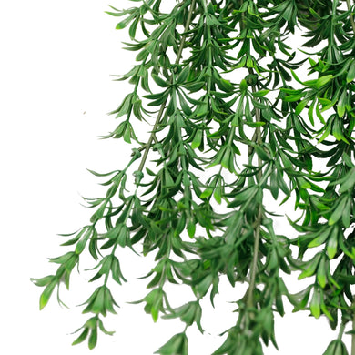 Artificial Hanging Willow Leaf Garland Bushes UV Resistant & Fire Rated | 7.1in x 30in (18cm x 76cm Each) 