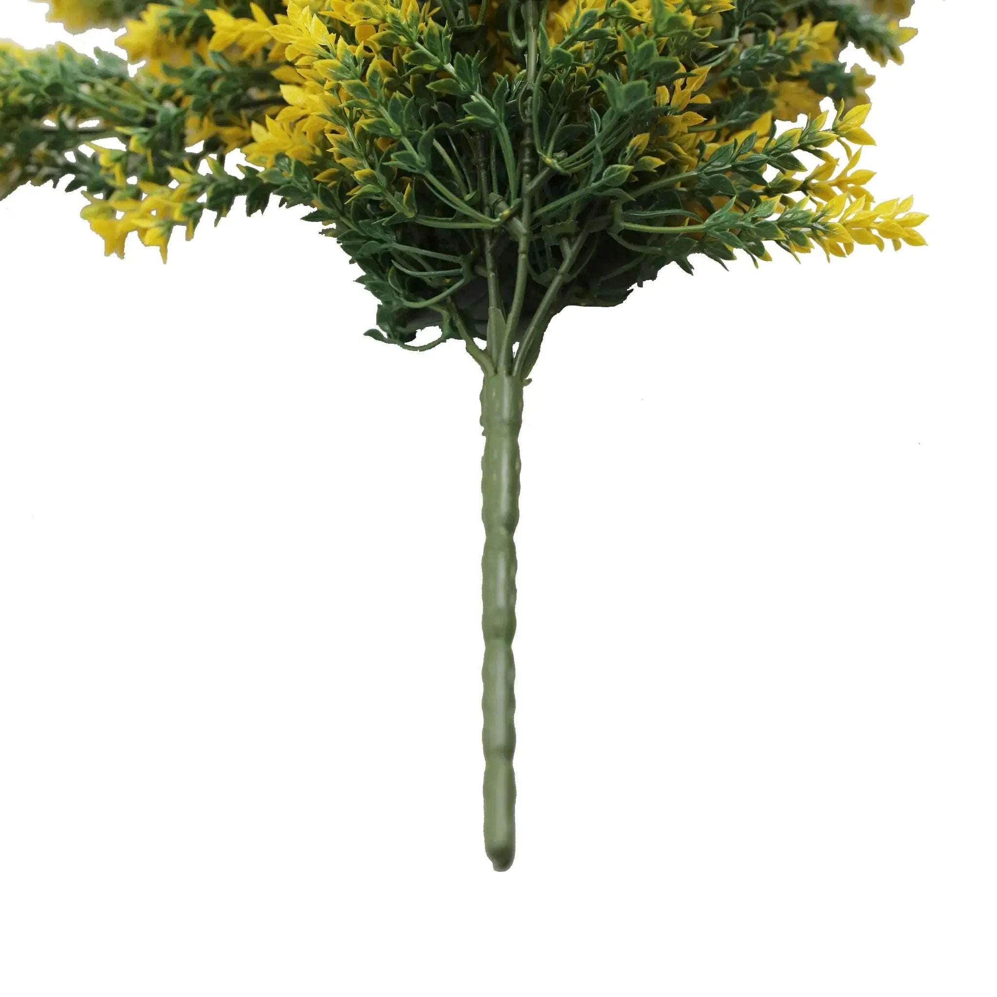 Artificial Hanging Yellow & Green Willow Leaf Garland Bushes UV Resistant & Fire Rated | 7.8in x 30in (20cm x 76cm Each) 