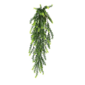 Artificial Hanging Cedar Vine Garland Bushes UV Resistant & Fire Rated | 7.8in x 30in (20cm x 76cm Each) 