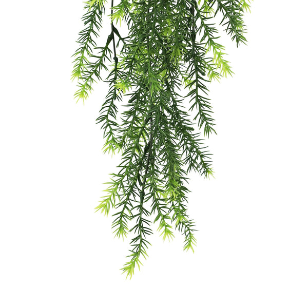 Artificial Hanging Cedar Vine Garland Bushes UV Resistant & Fire Rated | 7.8in x 30in (20cm x 76cm Each) 