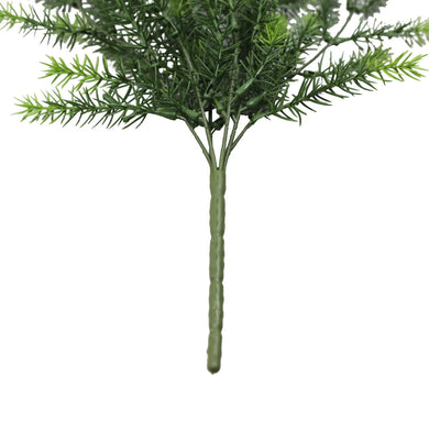 Artificial Hanging Cedar Vine Garland Bushes UV Resistant & Fire Rated | 7.8in x 30in (20cm x 76cm Each) 