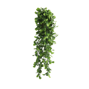 Artificial Creeping Fig Garland Bushes (UV Resistant & Fire Rated | 7.1in x 30in | 18cm x 76cm Each) 