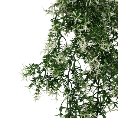 Artificial Hanging Star Jasmine Vine UV Resistant and FR 7.8x30" 