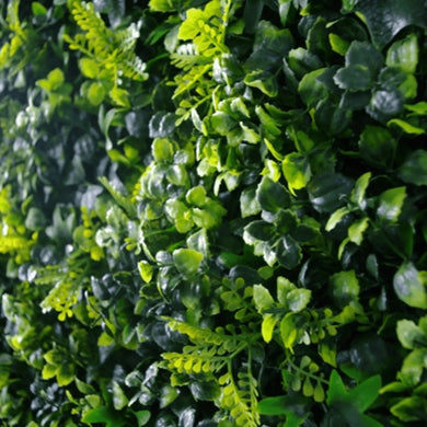 Premium Mixed Ivy Spring Sensation Artificial Green Wall 40" x 40" 11SQFT Commercial Grade UV Resistant 