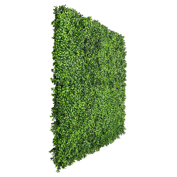 Premium Bright Artificial Boxwood Wall 40" x 40" 11SQ FT Commercial Grade UV Resistant 