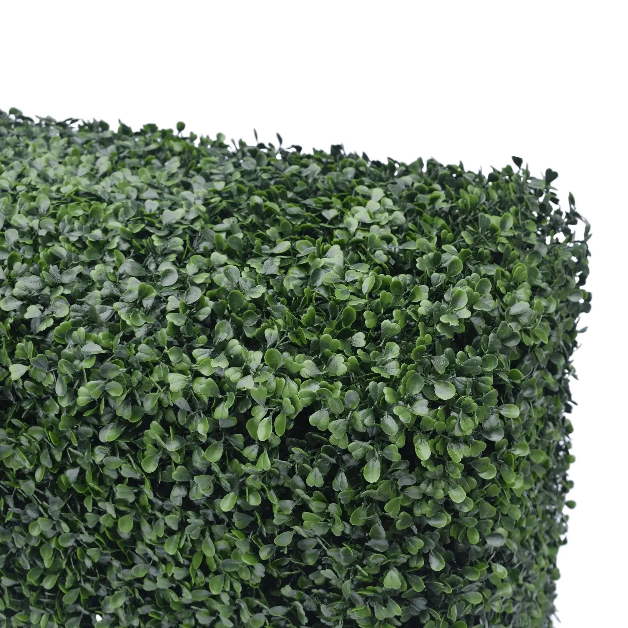 Dark Artificial Boxwood Hedge 40"L x 10"H Commercial Grade UV Resistant 