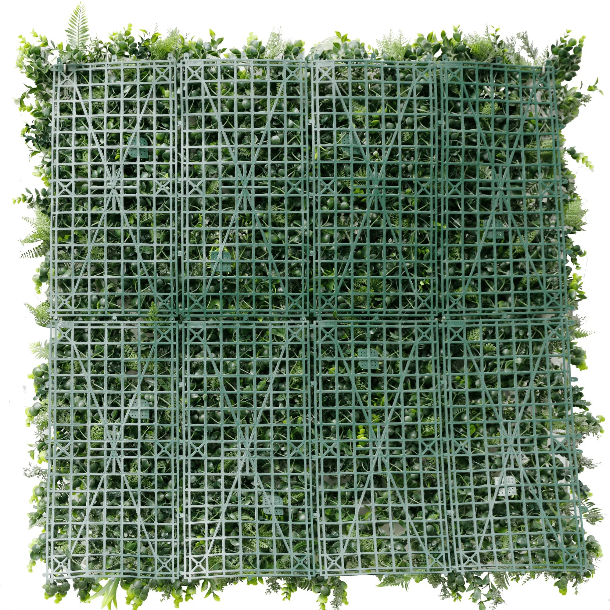 Natural Artificial Boxwood Wall 40" x 40" 11SQ FT Commercial Grade UV Resistant