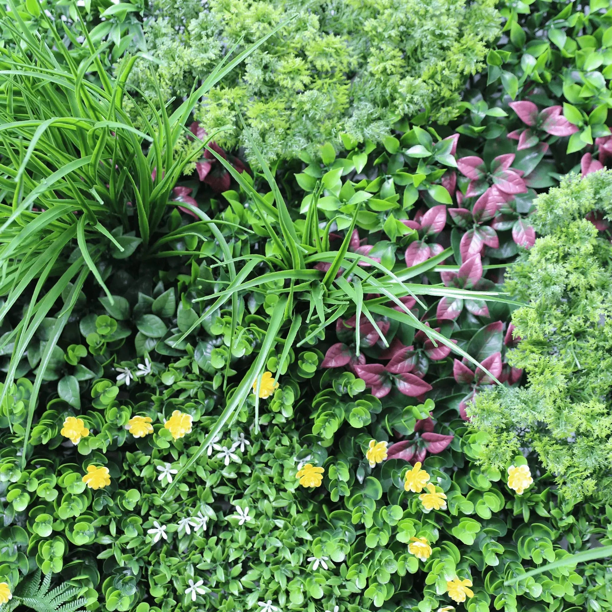 Sample Panel of Country Fern Artificial Vertical Garden (Small Sample) Commercial Grade UV Resistant 