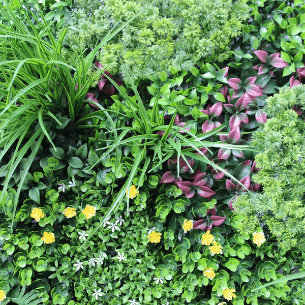 Luxury Country Fern Artificial Vertical Garden 40" x 40" 11SQ FT Commercial Grade UV Resistant 