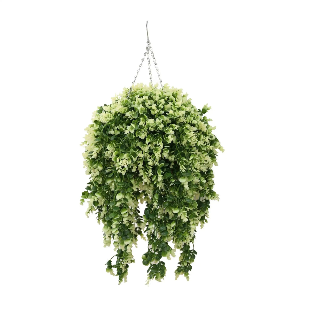 Artificial Spring Evergreen Hanging Basket UV Resistant (Outdoor Proof) 