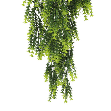 Artificial Hanging Vivid Green Dense Fern Plant 30" UV Resistant 