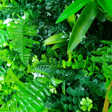 Luxury Wild Tropics Artificial Vertical Garden 40" x 40" 11SQ FT Commercial Grade UV Resistant 