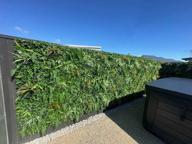 Luxury Wild Tropics Artificial Vertical Garden 40" x 40" 11SQ FT Commercial Grade UV Resistant 