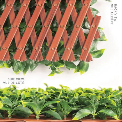 Expandable Faux Jasmine Trellis Privacy Fence (Variable Size) UV Resistant 72" x 36" 