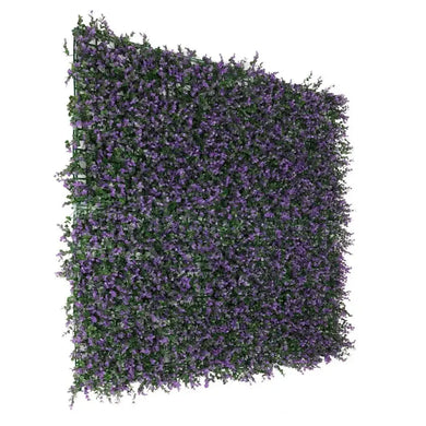 Artificial Purple Lavender Foliage Wall Panels 11SQFT 40"x 40" Commercial Grade UV Resistant 