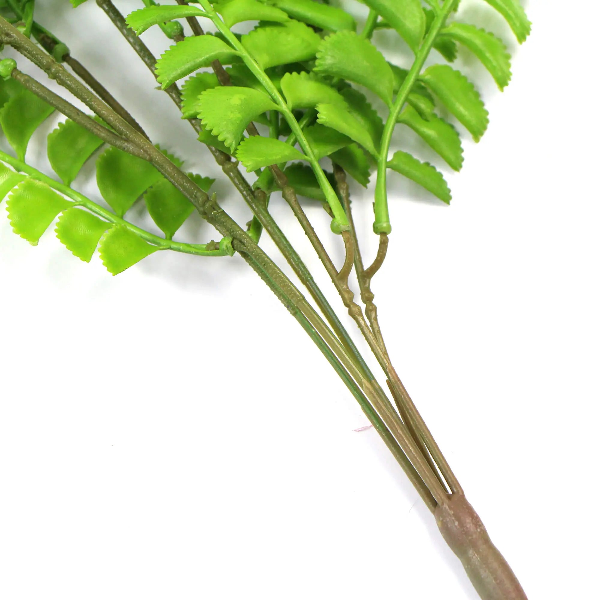 Artificial Dark Green Hanging Button Fern Plant 31" UV Resistant 