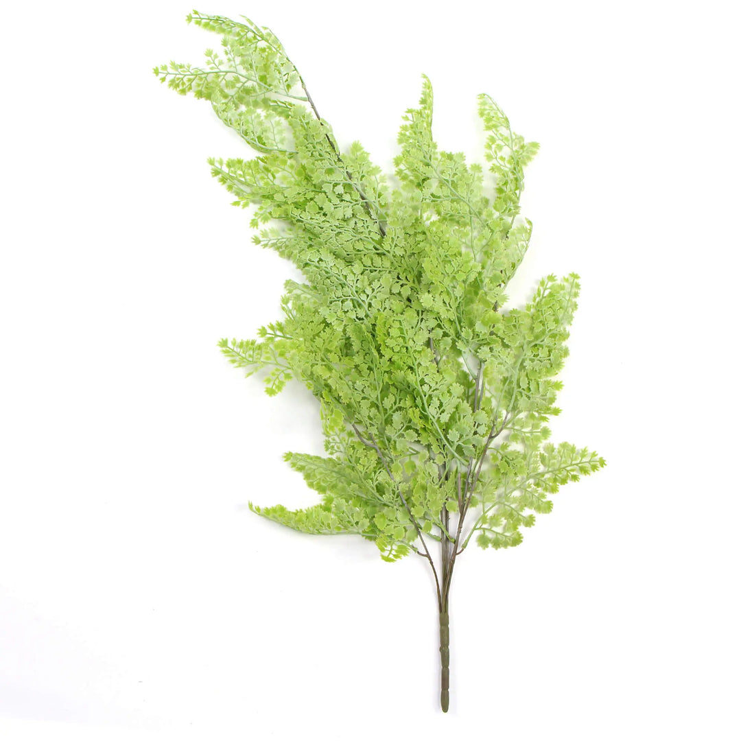 Artificial Light Green Maidenhair Fern 31" UV Resistant 