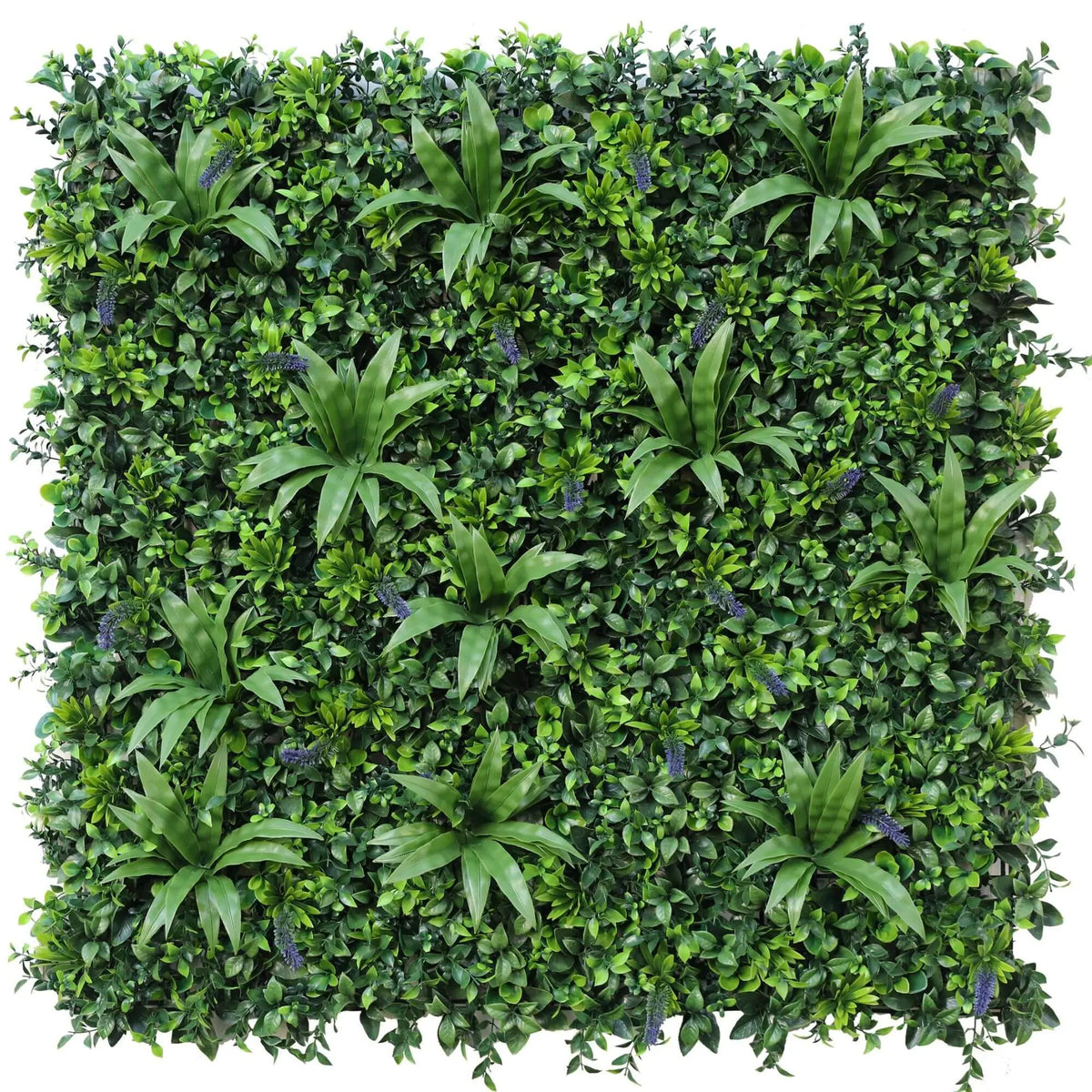 Artificial Living Wall With Lavender Flowers